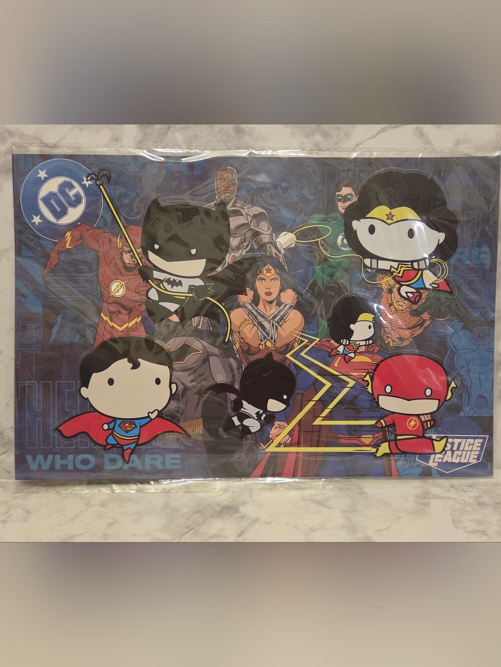 DC Justice League Superhero Car Stickers - Batman, Wonder Woman, Superman, Flash